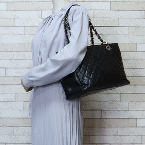 Chanel Black Bag GST Caviar Cocomark